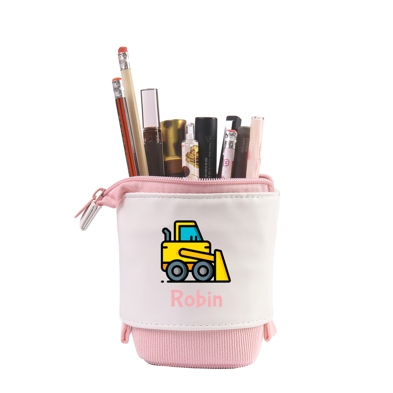 Personalized Name And Truck Pencil Case For Boys And Girls Back To School Gift