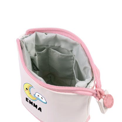 Personalized Moon Pencil Case Custom Name Pencil Case Back to School Gift for Boys/Girls