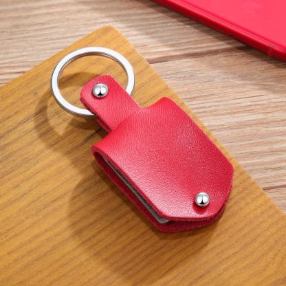 Personalized Leather Keychain Custom Photo Keychain Gifts For Father