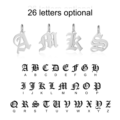 Personalized Letter Necklace Classic Jewelry Gift For Her