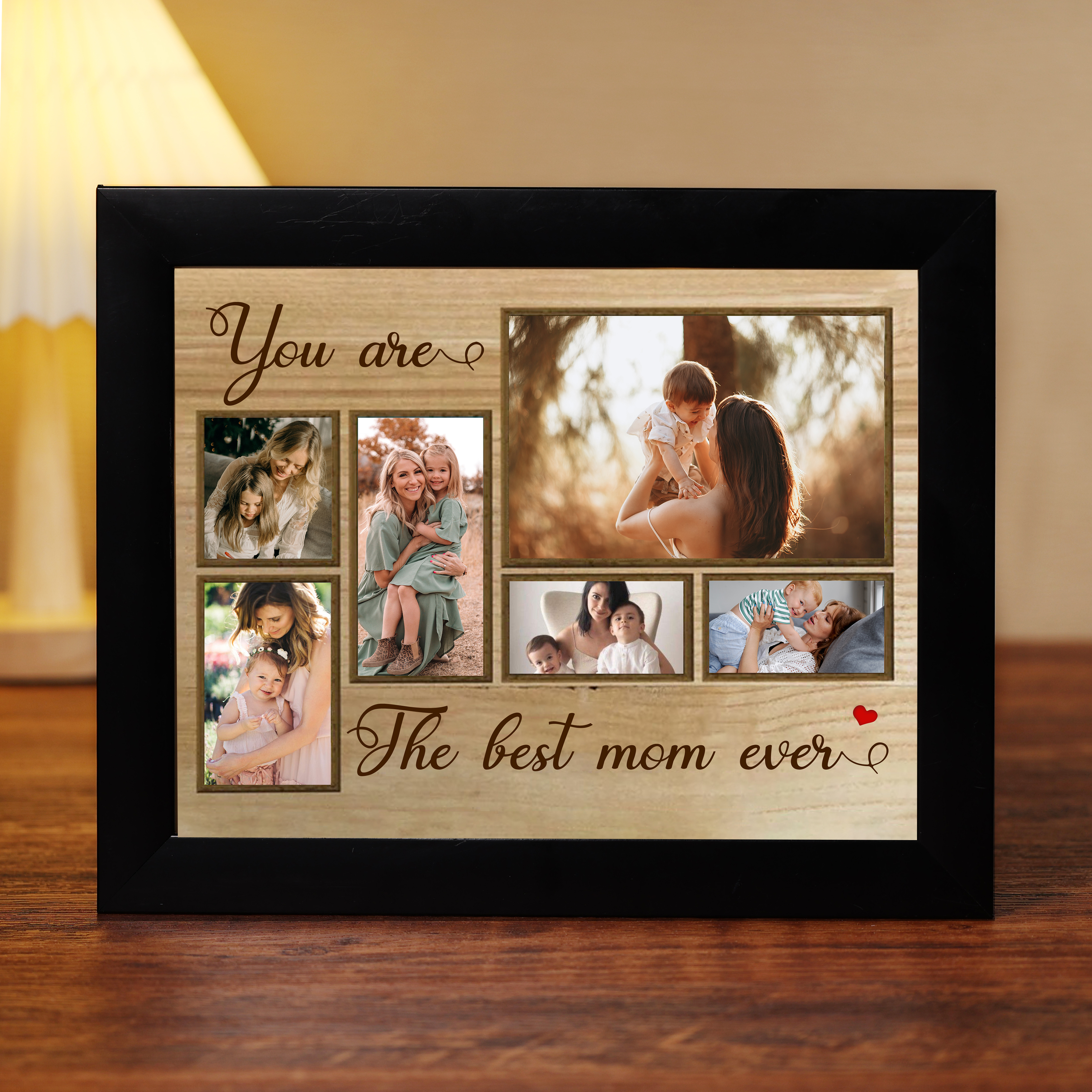 Photo-Personalized Frame Set With Night Light Custom Gift For Family
