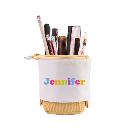 Personalized Pencil Case Custom Name Pen Pouch Back To School Gift for Boys Girls