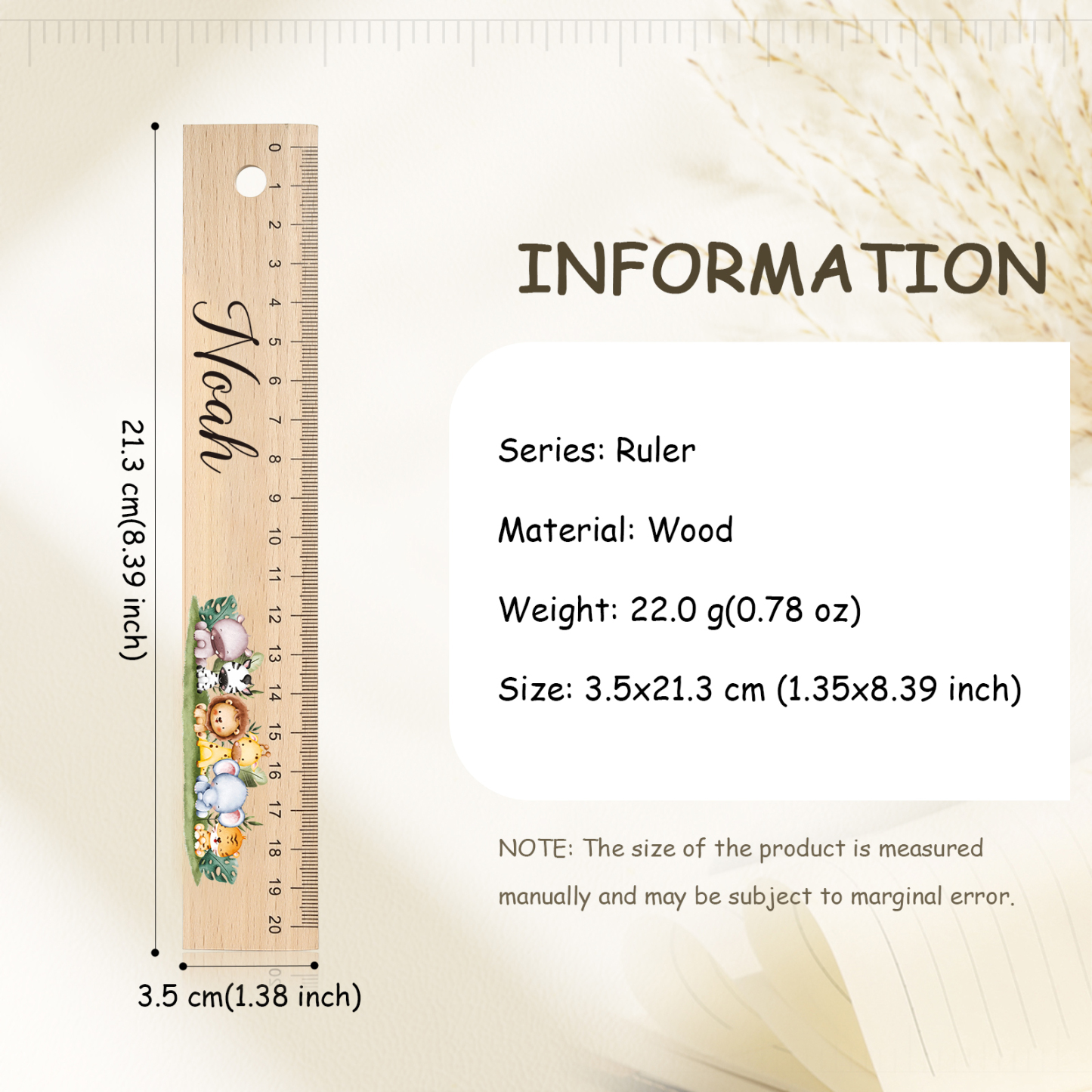 Personalized Custom 1 Letter and 3 Names Gift Set Custom Backpack and Pencil Case and Ruler Gift Set Back to School Gift for Daughter