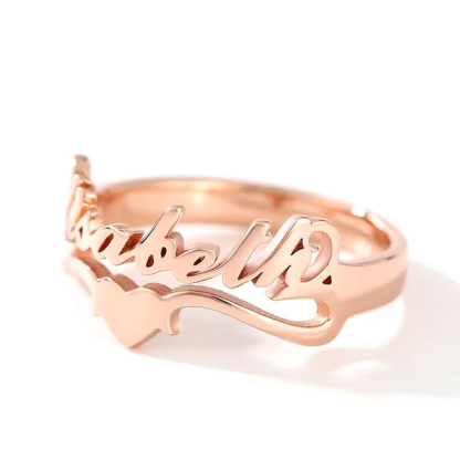 Personalized Ring Custom 1 Name Ring GIFT For Women