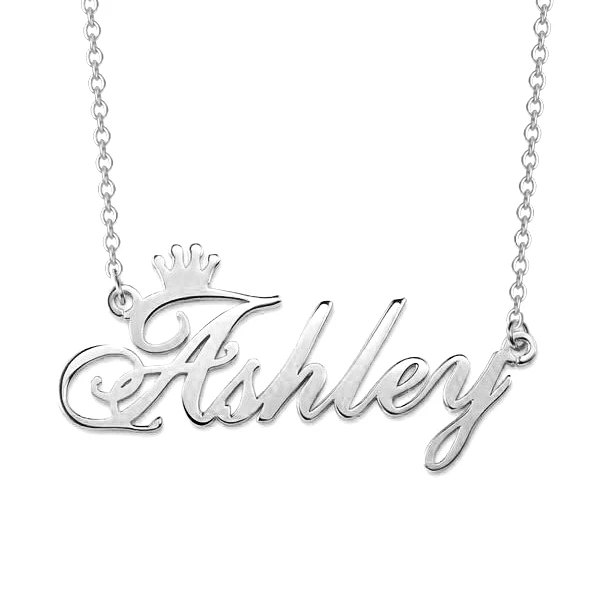 Personalized Necklace Custom 1 Name Necklace Gift For Women