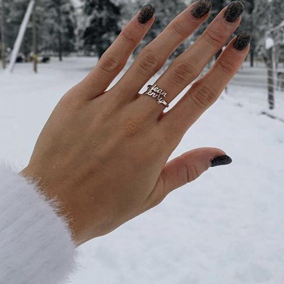 Personalized Name Ring Custom Rings with 2 Names Gifts for Mother Ring | Jessemade