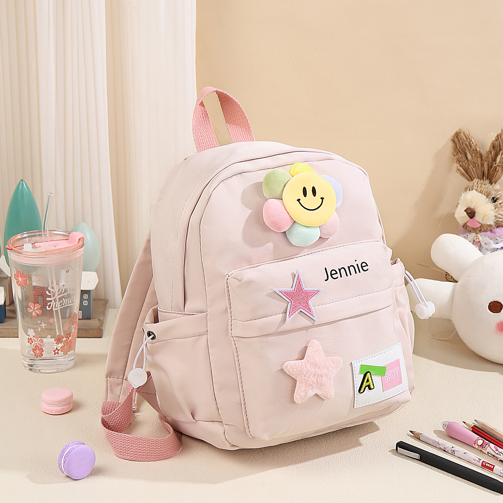 Personalized Nylon Polyester Children's Custom Name Backpack Back to School Gift