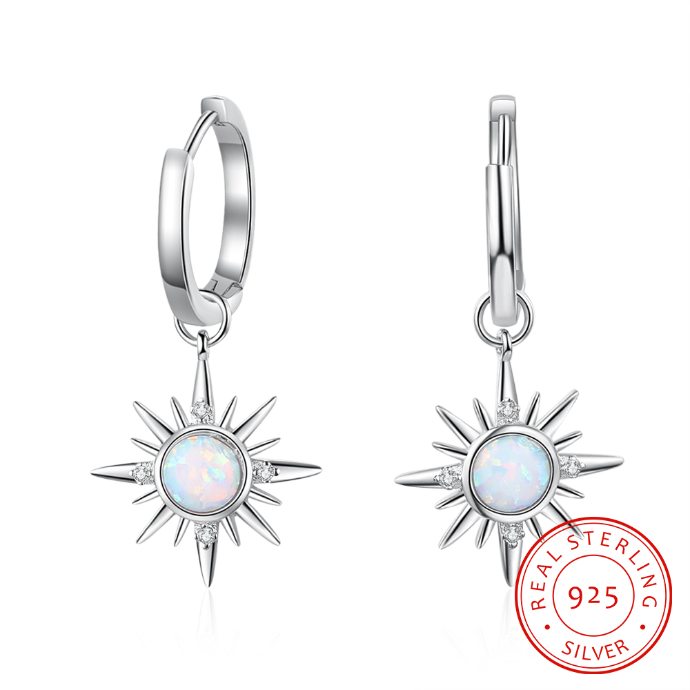 925 Sliver Pendant Earrings for Women