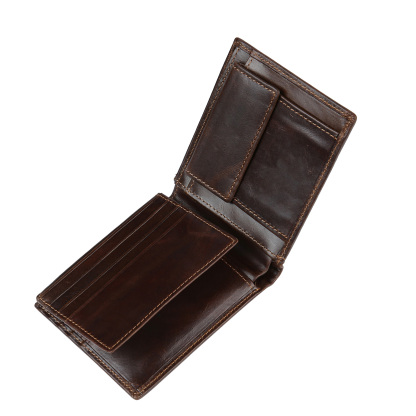 Personalized Engraved Photo Genuine Leather Wallet for Men Pinky Promise