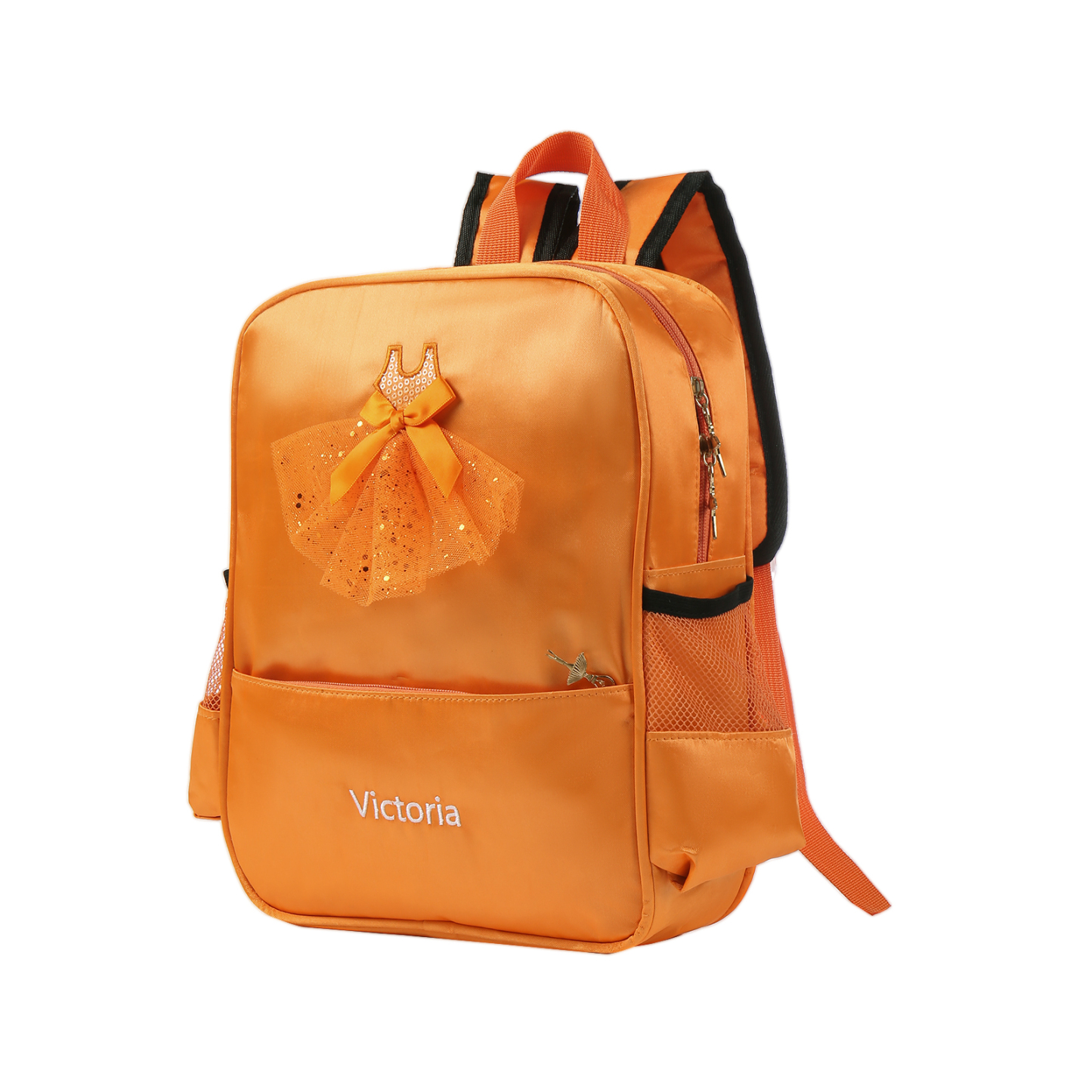 Personalized Name Band Princess Dress Accessories Satin Children Backpack Back To School Gift