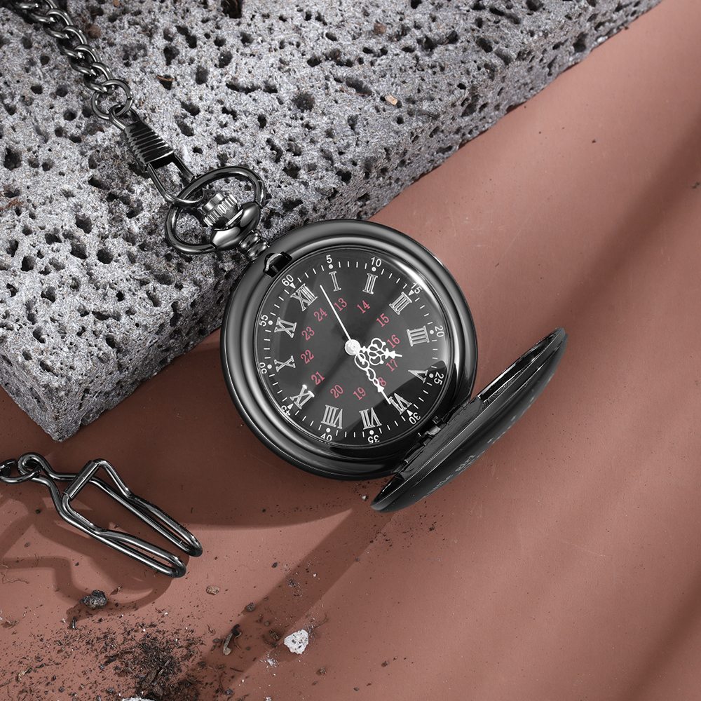 Never Forget That I Love You, Personalized Pocket Watch Gifts For Father