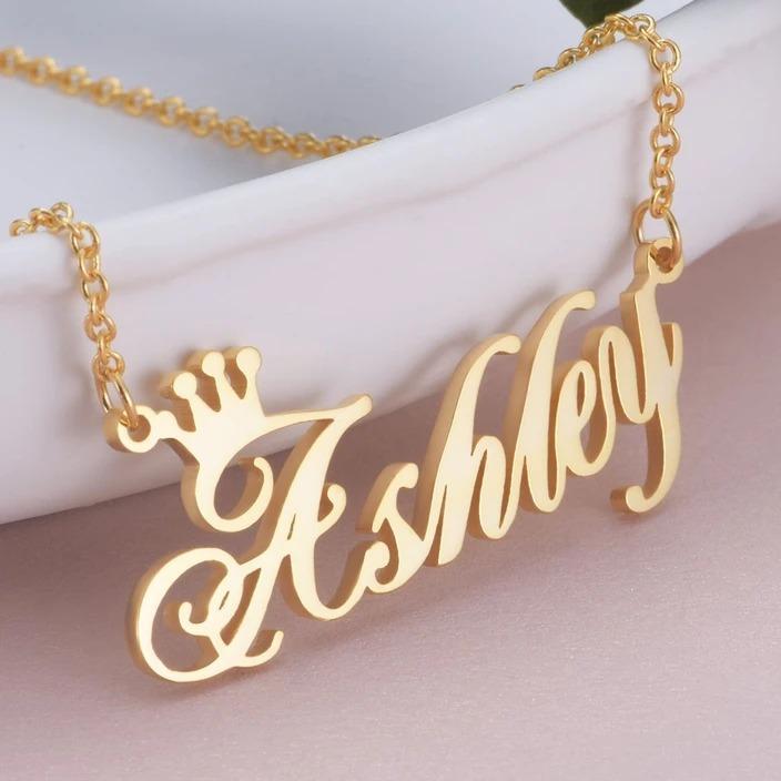 Personalized Necklace Custom 1 Name Necklace Gift For Women