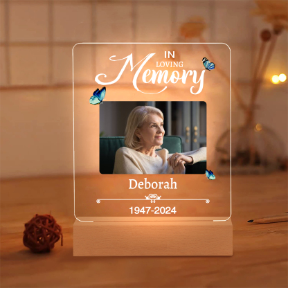 Photo-Personalized Family Night Light Custom Text LED Lamp Mother's Day Gift For Family