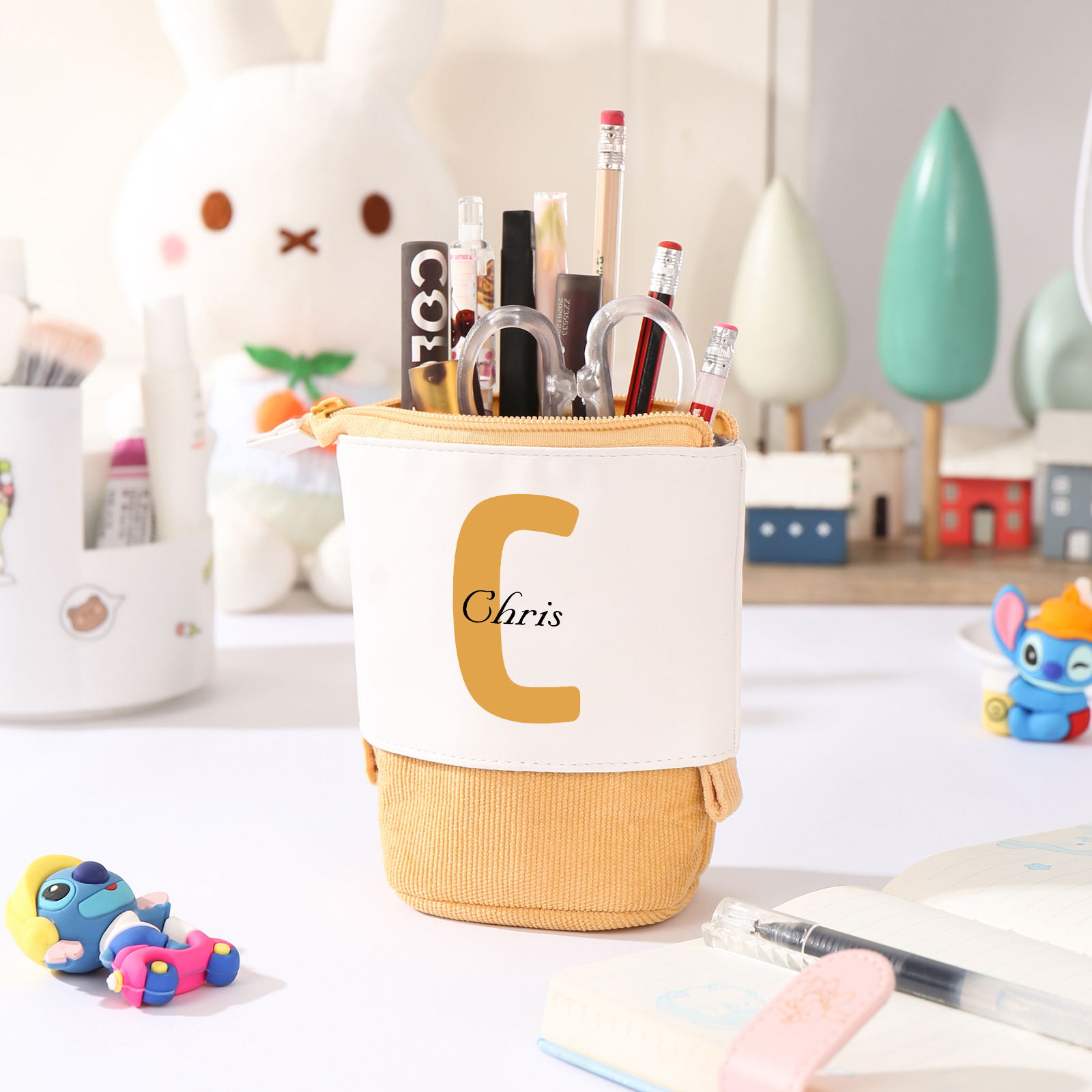 Personalized Pencil Case Custom Name And Letter Pencil Case Boys Girls Back To School Gift