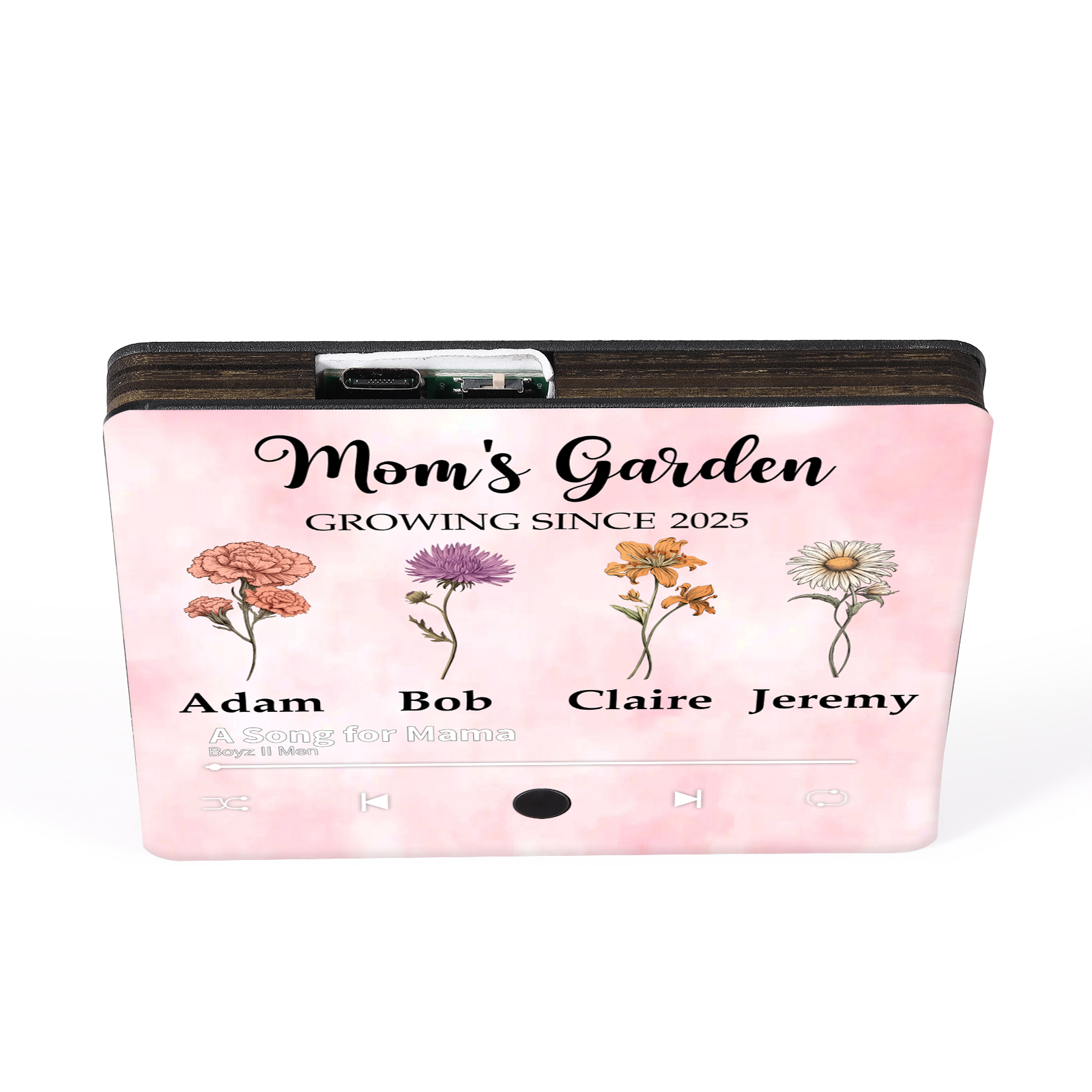 Personalized Fridge Magnets – Personalized with 1-8 Birth Flowers & Names – Perfect Mother’s Day Gift