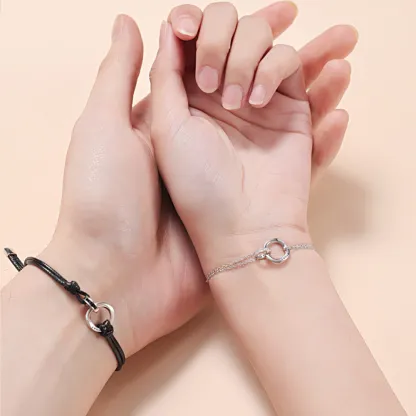 Personalized Couple Bracelets Custom Names Matching Bracelet Love Gifts