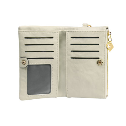 Personalized Photo & Text PU Leather Wallet Coin Purse Three Colors Available Gift for Her