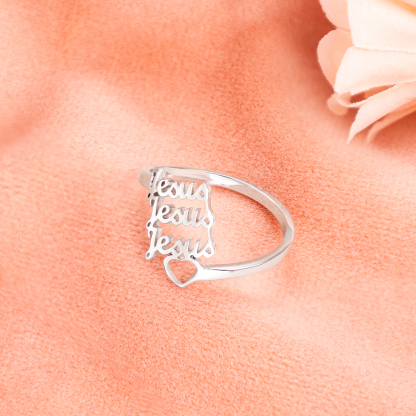 Personalized Family Name Ring Custom 3 Names Best Gift For Women