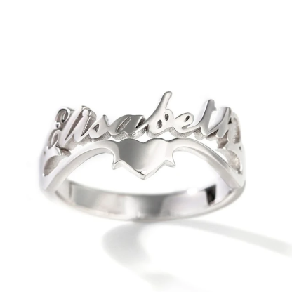 Personalized Ring Custom 1 Name Ring GIFT For Women