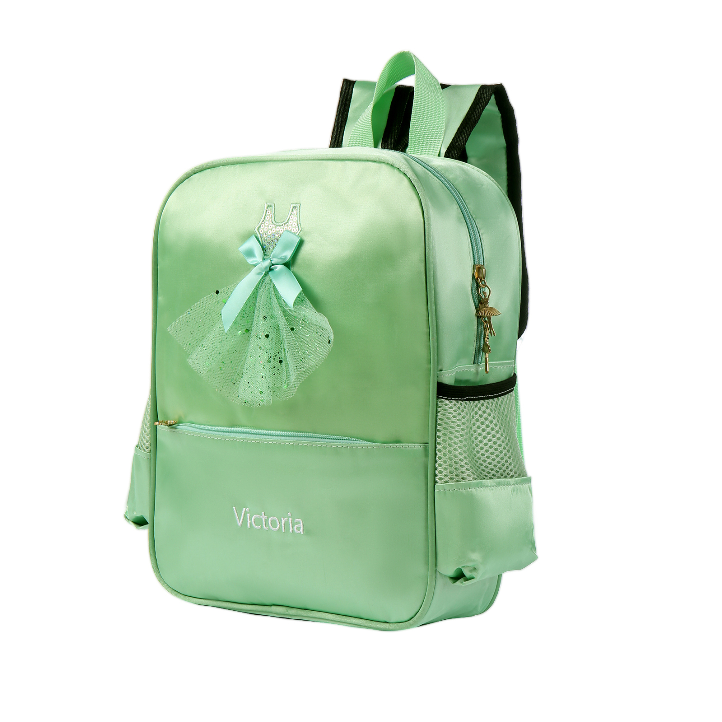 Personalized Name Band Princess Dress Accessories Satin Children Backpack Back To School Gift