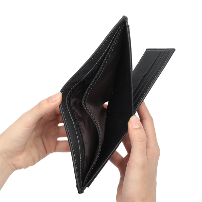 Custom Dad Wallet with Color Handprint Names