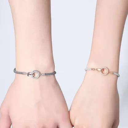 Personalized Couple Bracelets Custom Names Matching Bracelet Love Gifts