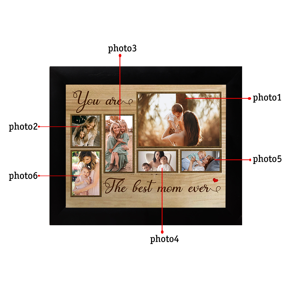 Photo-Personalized Frame Set With Night Light Custom Gift For Family