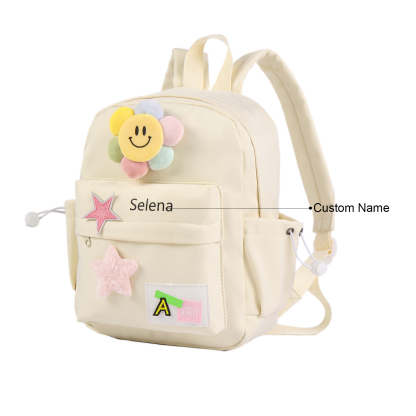 Personalized Nylon Polyester Children's Custom Name Backpack Back to School Gift
