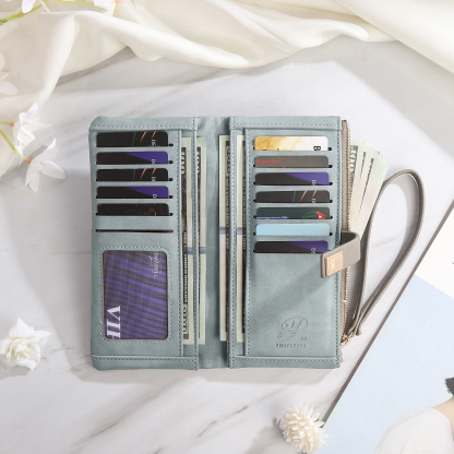 Personalized Exquisite Women'S Wallet Customized Letter And Name Zipper Wallet For Grandma