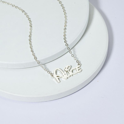 Personalized Necklace Custom 1 Name Necklace Gift For Women | Jessemade
