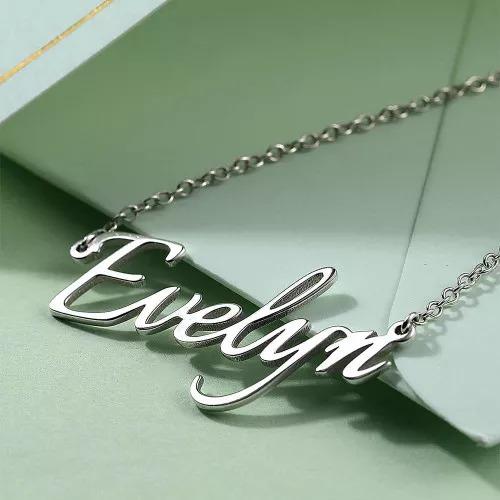 Personalized Necklace Custom 1 Name Necklace Gift For Women