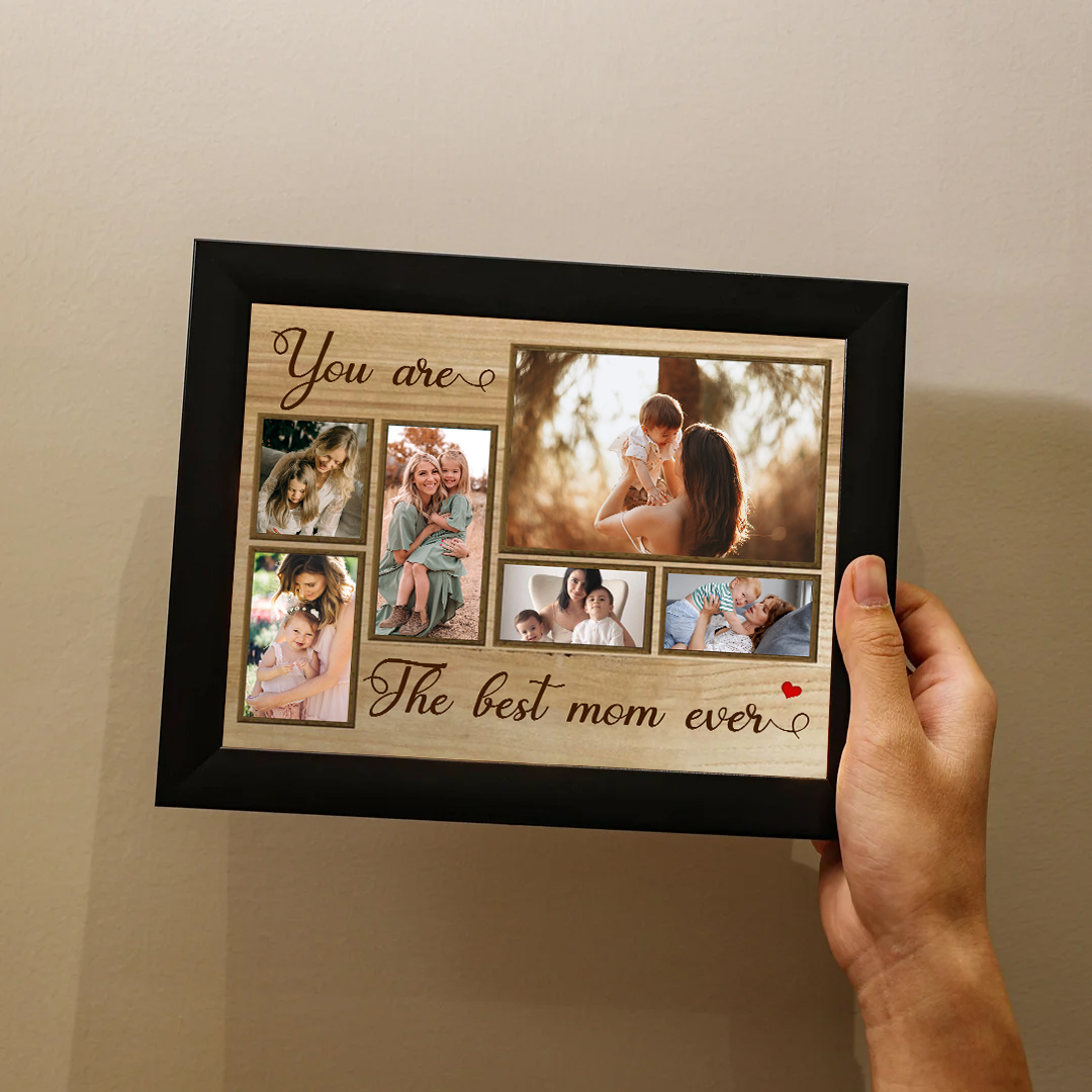 Photo-Personalized Frame Set With Night Light Custom Gift For Family