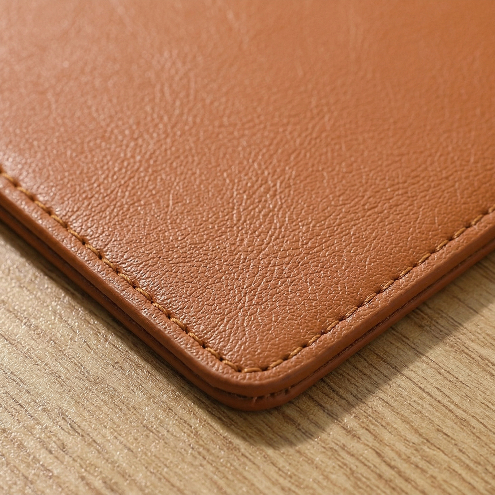 Personalized Leather Desk Pad With Wireless Charging Function Dadday's Team Custom with 1 To 8 Child Figures And Names