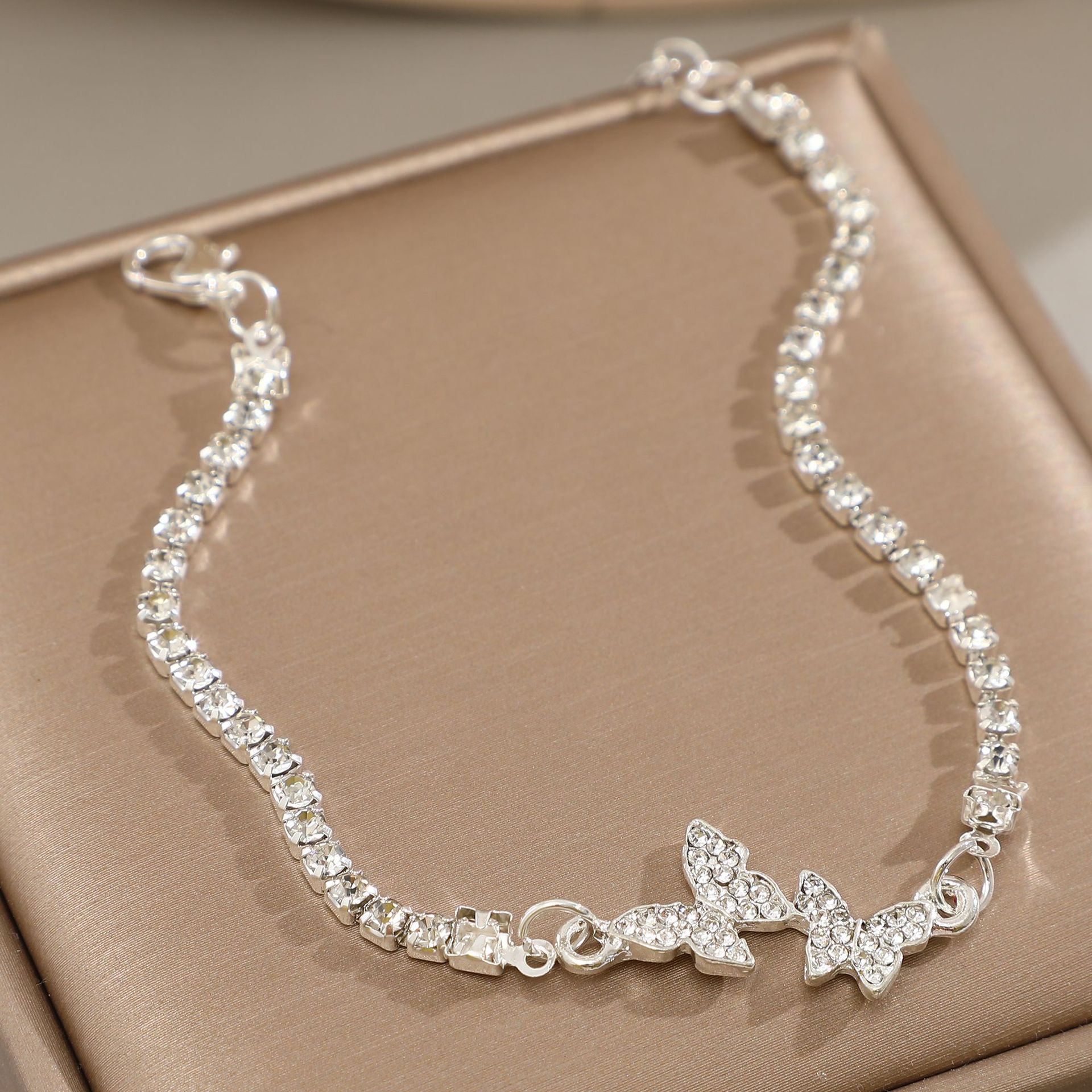 Butterfly Pendant Ankle Bracelet for Women