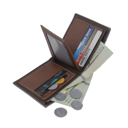 Personalized Name Leather Men's Wallet With Card Slot Engraved Name & Letter & Photo Christmas Gift For Him | Jessemade