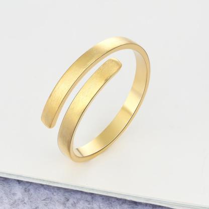 Personalized Name Rings Engraved 2 Names Adjustable Ring Gift for Her