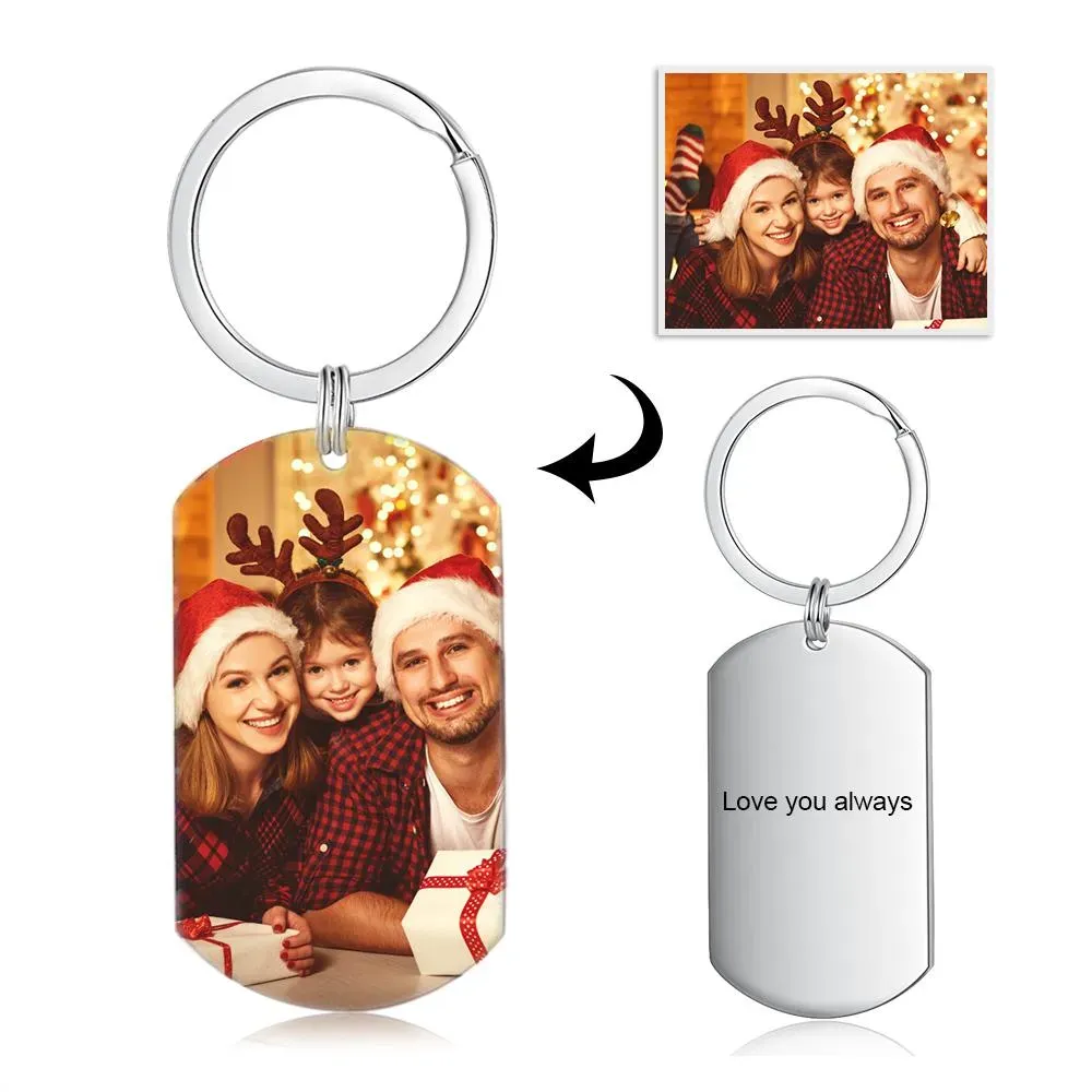 Personalized Music Fridge Magnet Photo Keychain Gift Set for Couples – Customized Photo, Music & Text, Perfect for Valentine’s Day & Romantic Gifts | Jessemade