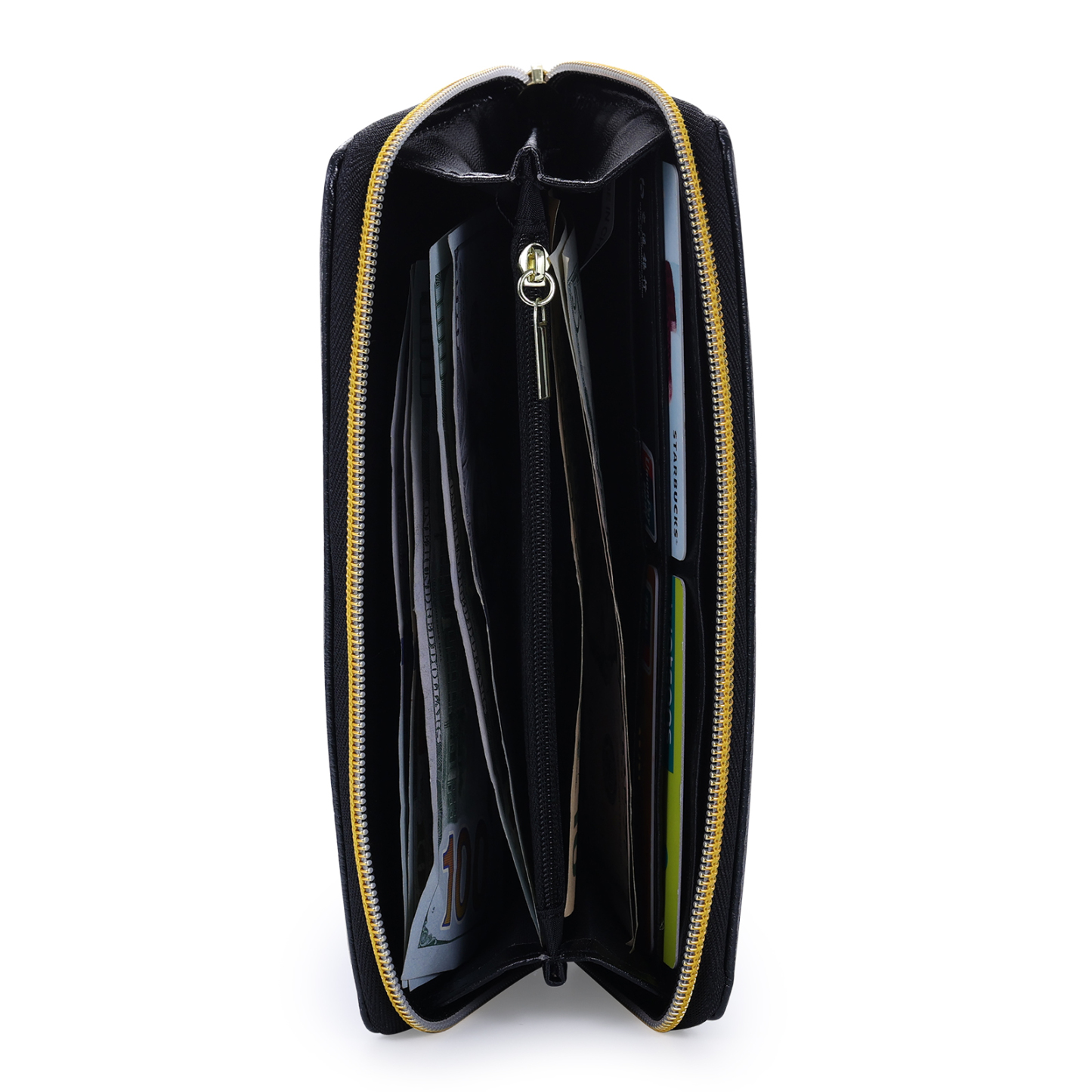 Long Purse Personalized Leather Wallet Engraved 10 Photos Zip Wallet Gifts For Women Men | Jessemade