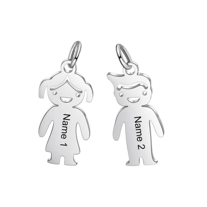 Customized 1 kid Charm - 3cm