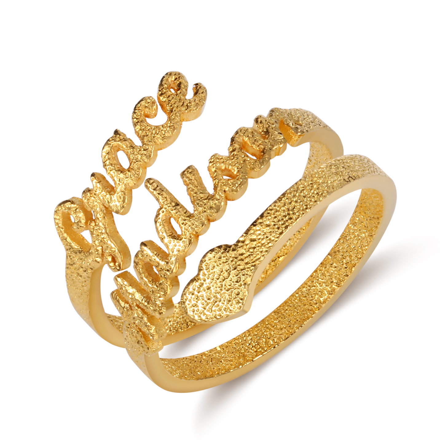 Personalized Family Name Ring Custom 2 Names Gifts For Women | Jessema