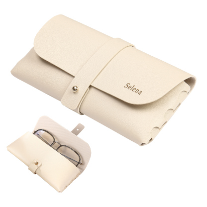 Personalised Glasses Case – Custom Name Available in Pink, Brown, Beige, and Blue | Jessemade