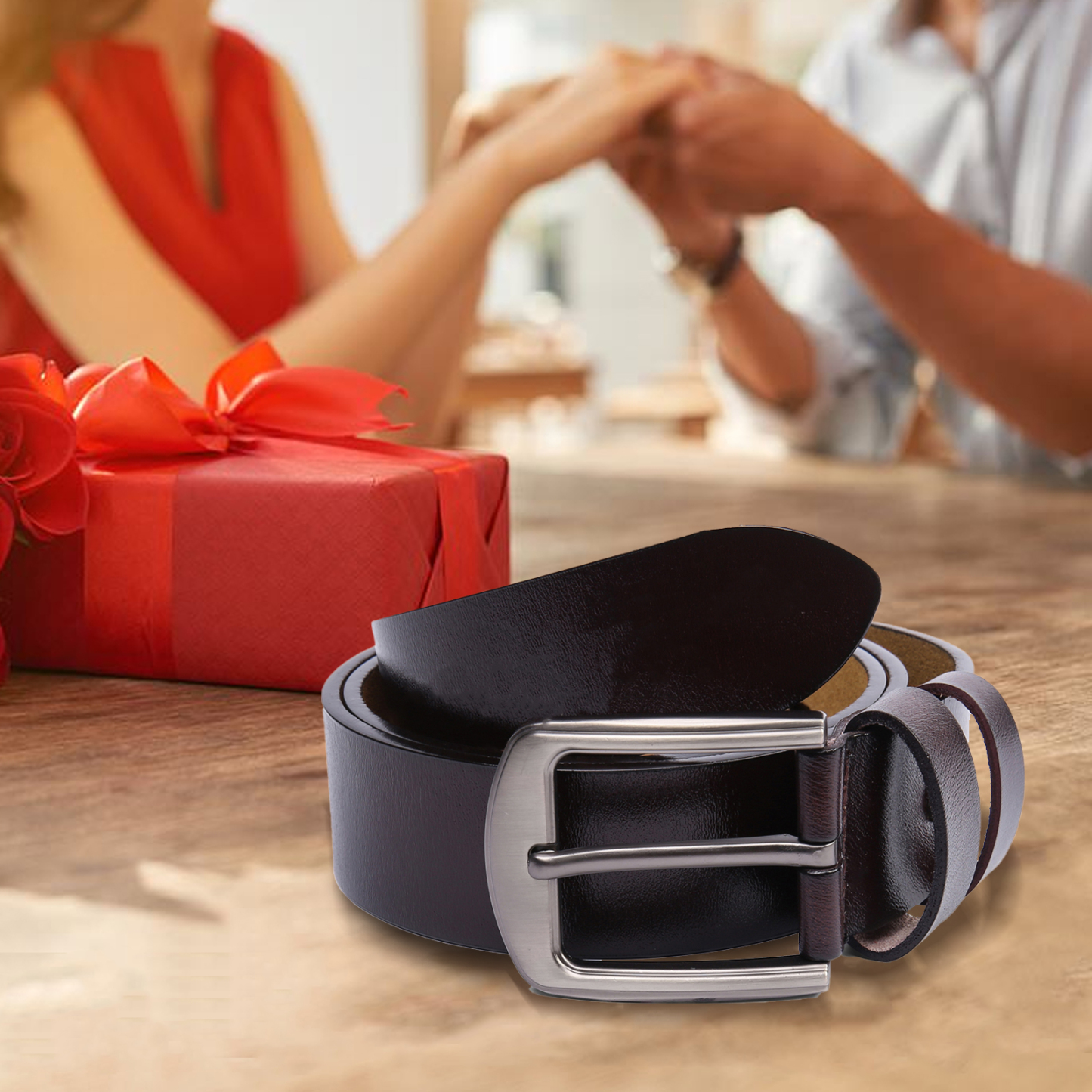 Personalised Leather Belt with Custom Name – Couple's Gift Thoughtful Keepsake for Him | Jessemade