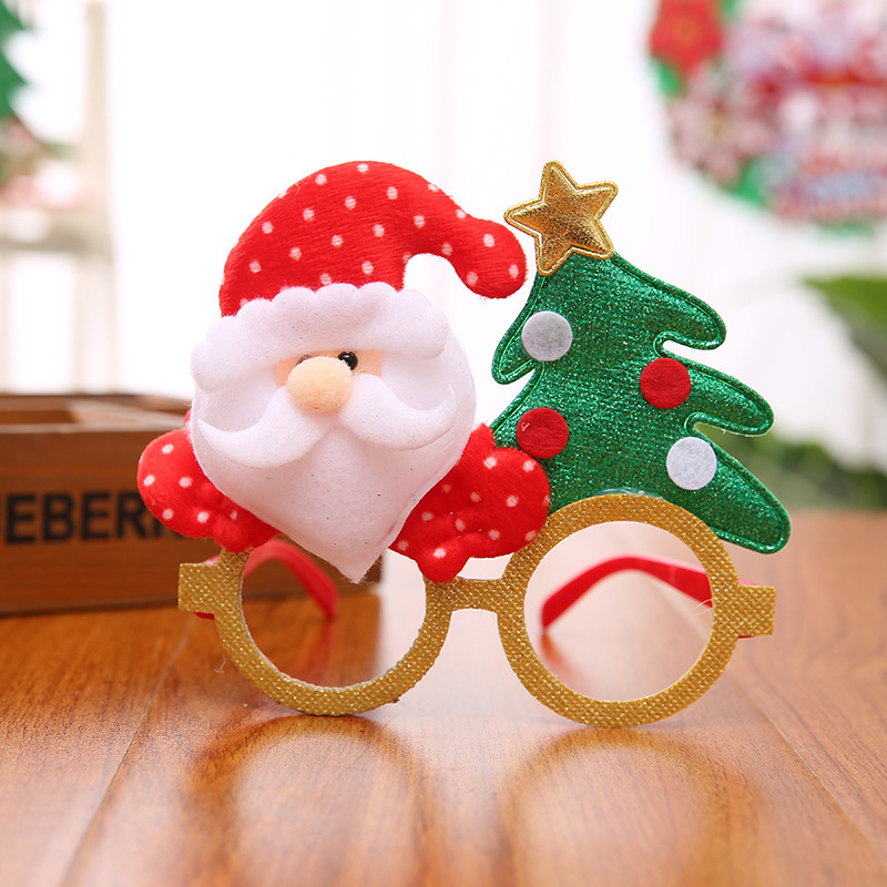 Christmas Glasses with Christmas tree/Santa Claus/Snowman/Deer styles | Jessemade