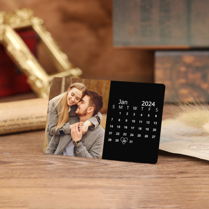 Personalized Wallet Card Cherish Every Moment Valentines Day Gift for Him