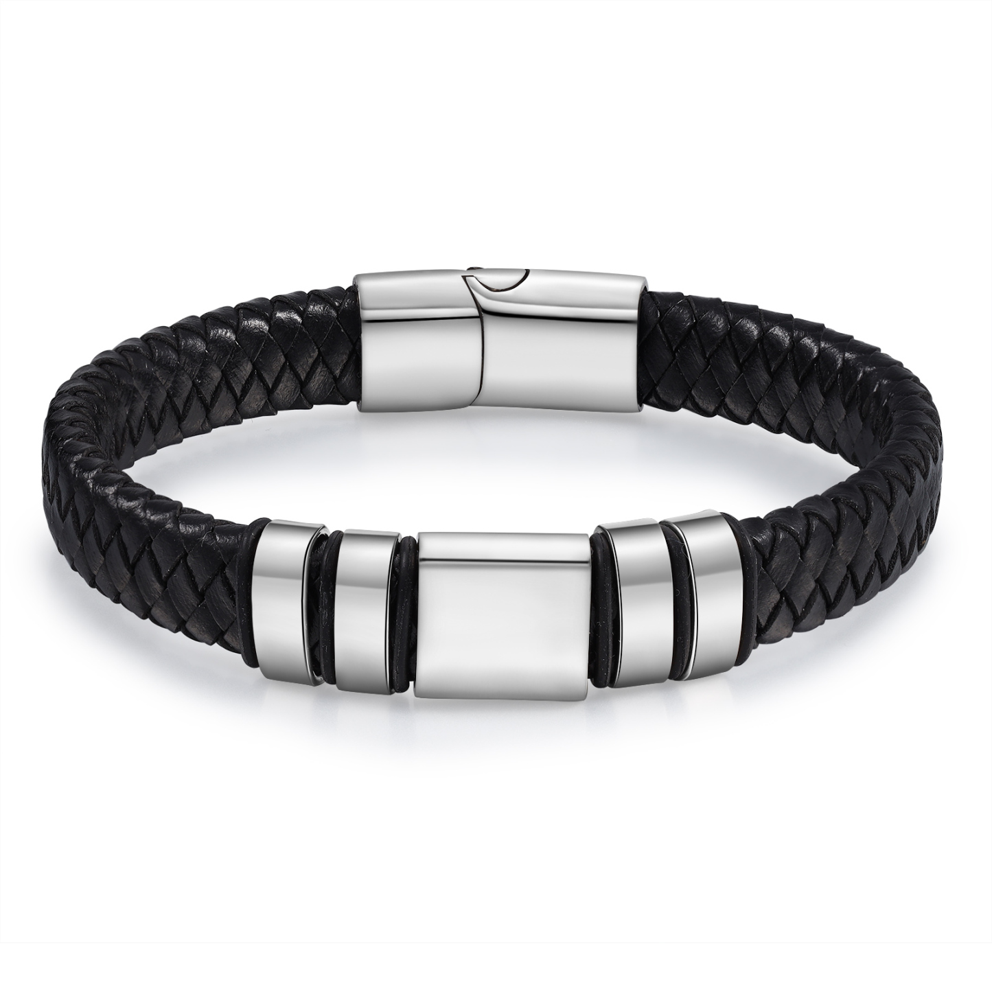 4 names - Custom Men's Bracelet with Name & Photo – Customize with Names & Picture | Personalized Gift for Him