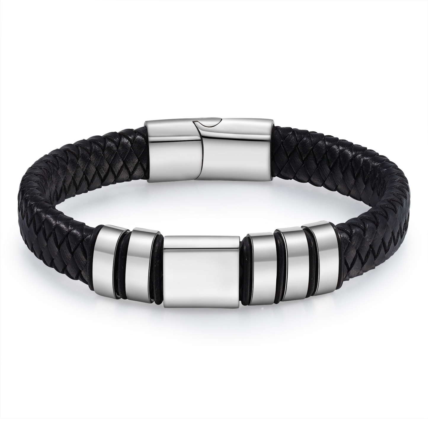 5 names - Custom Men's Bracelet with Name & Photo – Customize with Names & Picture | Personalized Gift for Him