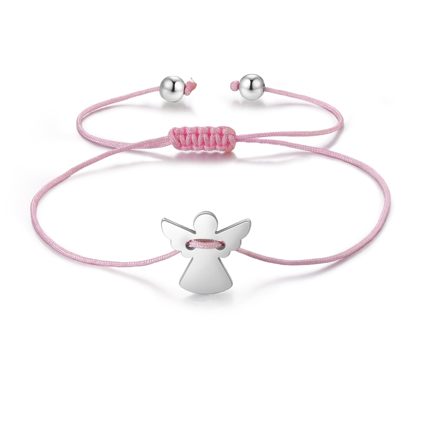 2 Pcs Guardian Angel Bracelet Stainless Steel Braided Bracelet Back to School Gift for Kids