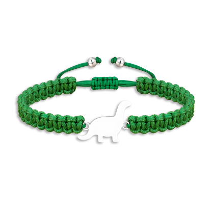 Dinosaur Bracelet Cute Cartoon Dinosaur Beaded Bracelet Adjustable Back to School Gift for Son