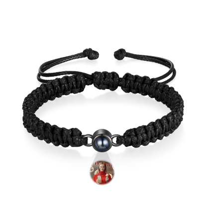 Personalised Projection Stone Bracelet – Customize 1 Photo – Valentine's Day Gift for Her/Him | Jessemade