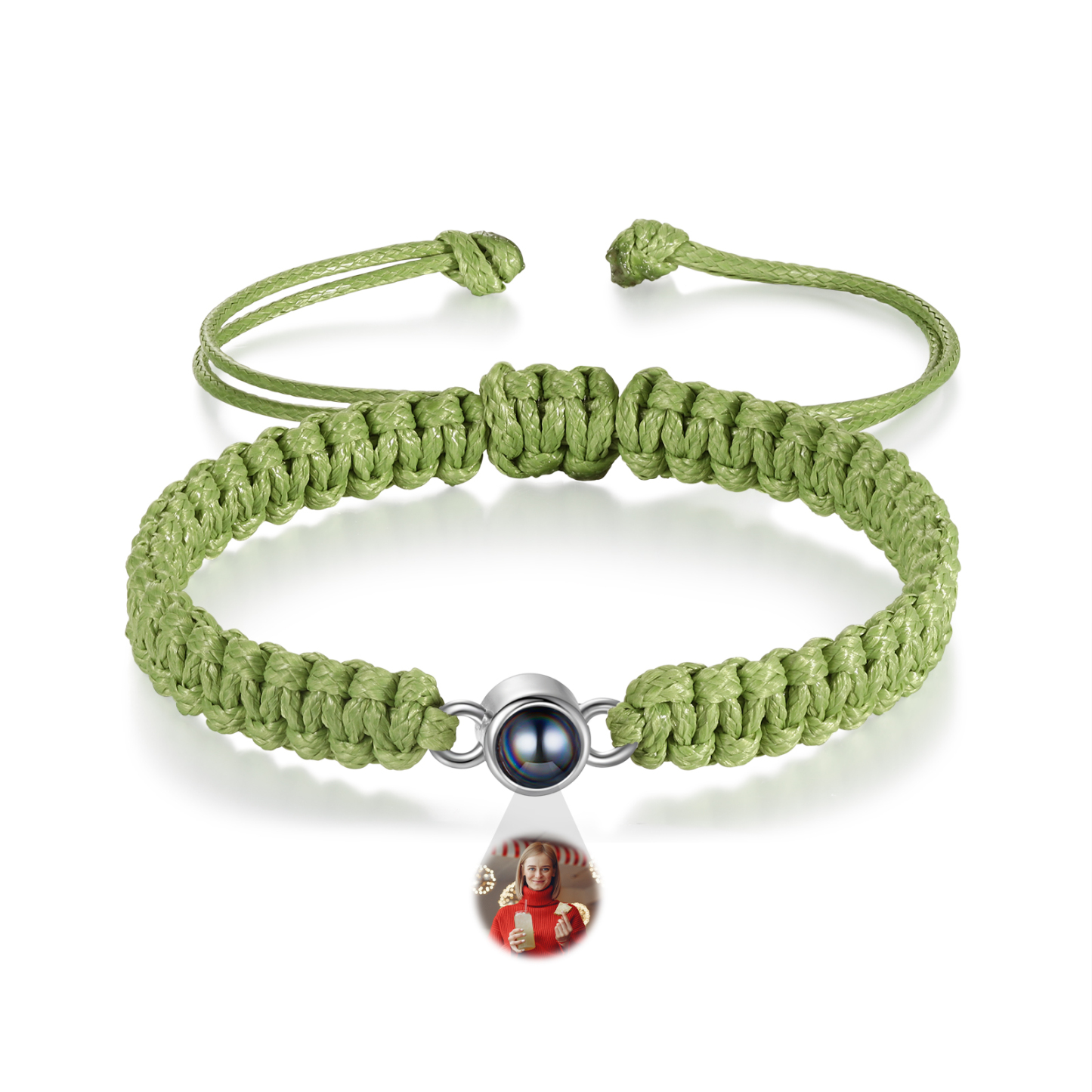 Personalised Projection Stone Bracelet – Customize 1 Photo – Valentine